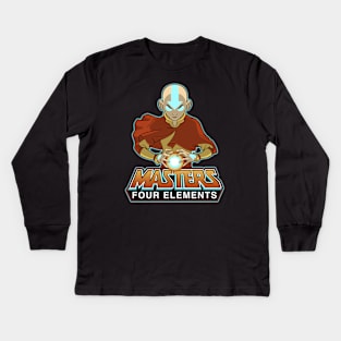 avatar aang Kids Long Sleeve T-Shirt